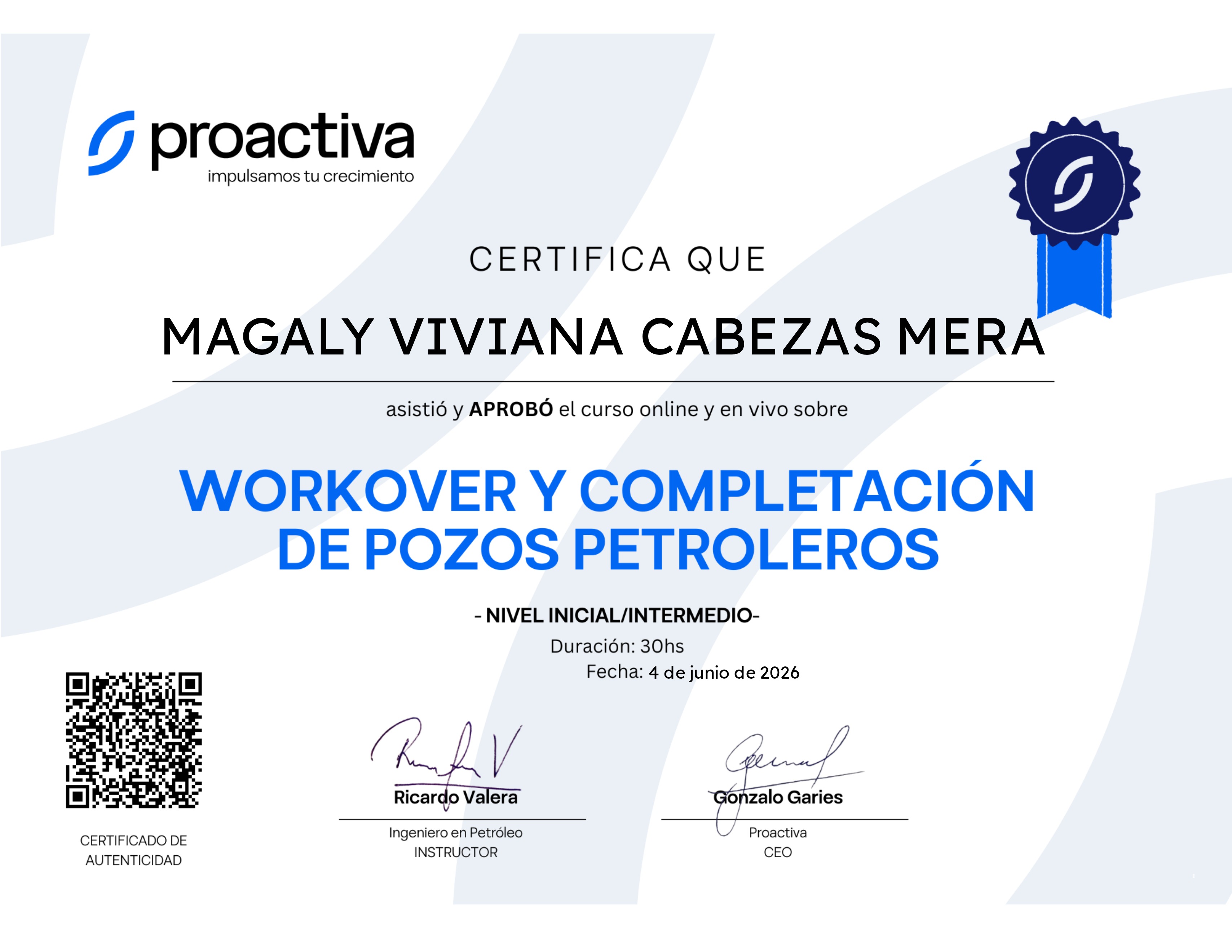 Workover y completación de pozos petroleros (0426)